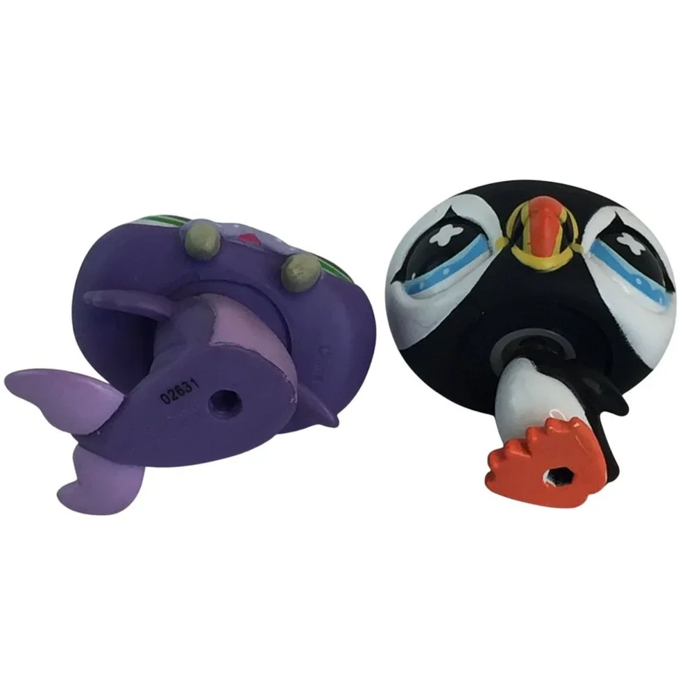 Littlest Pet Shop LPS #1085/#761 Penguin #654 Puffin‎ #1511 Walrus Figures